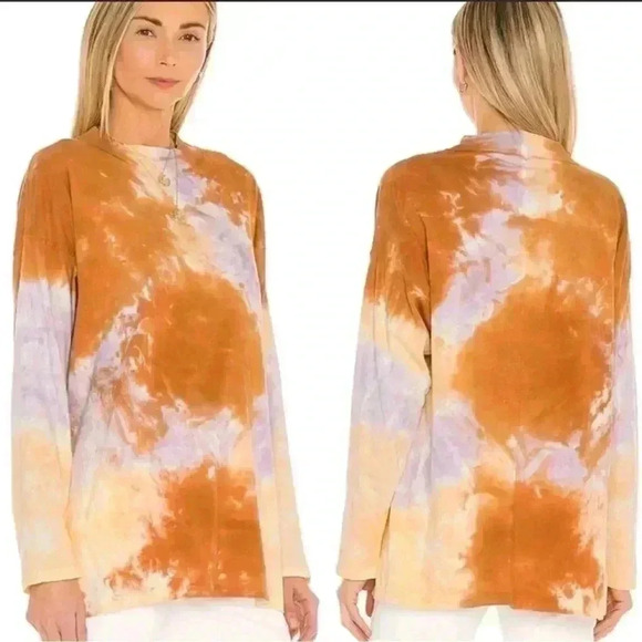 NWT Free People be free tie dye long sleeve - Picture 2 of 6